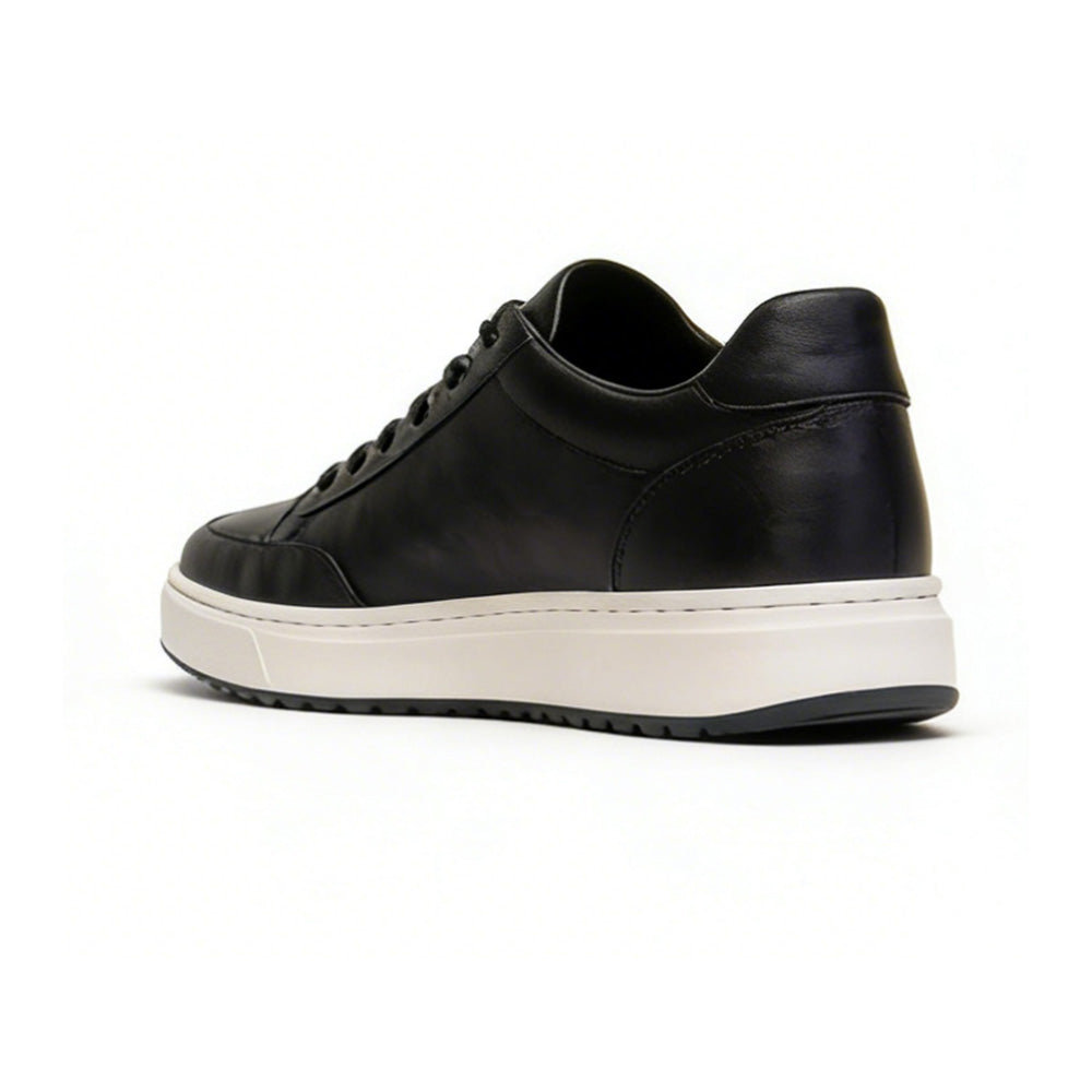 VeraStep Schwarze Freizeitschuhe aus Leder