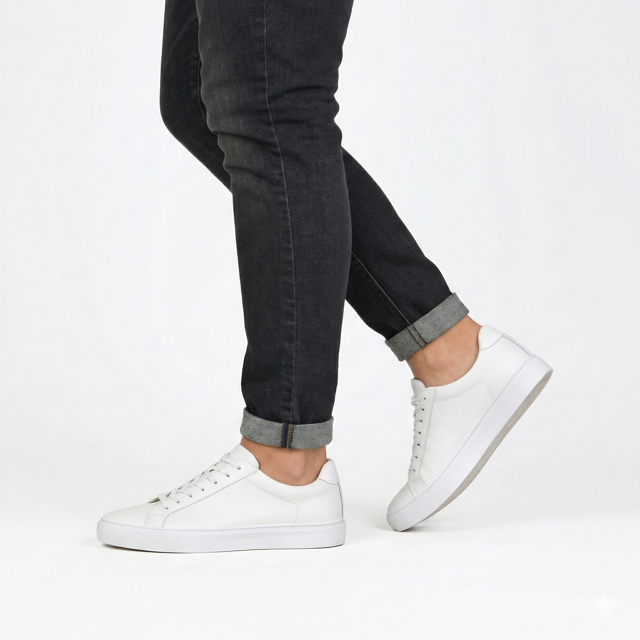 VeraStep Minimalist White Sneakers