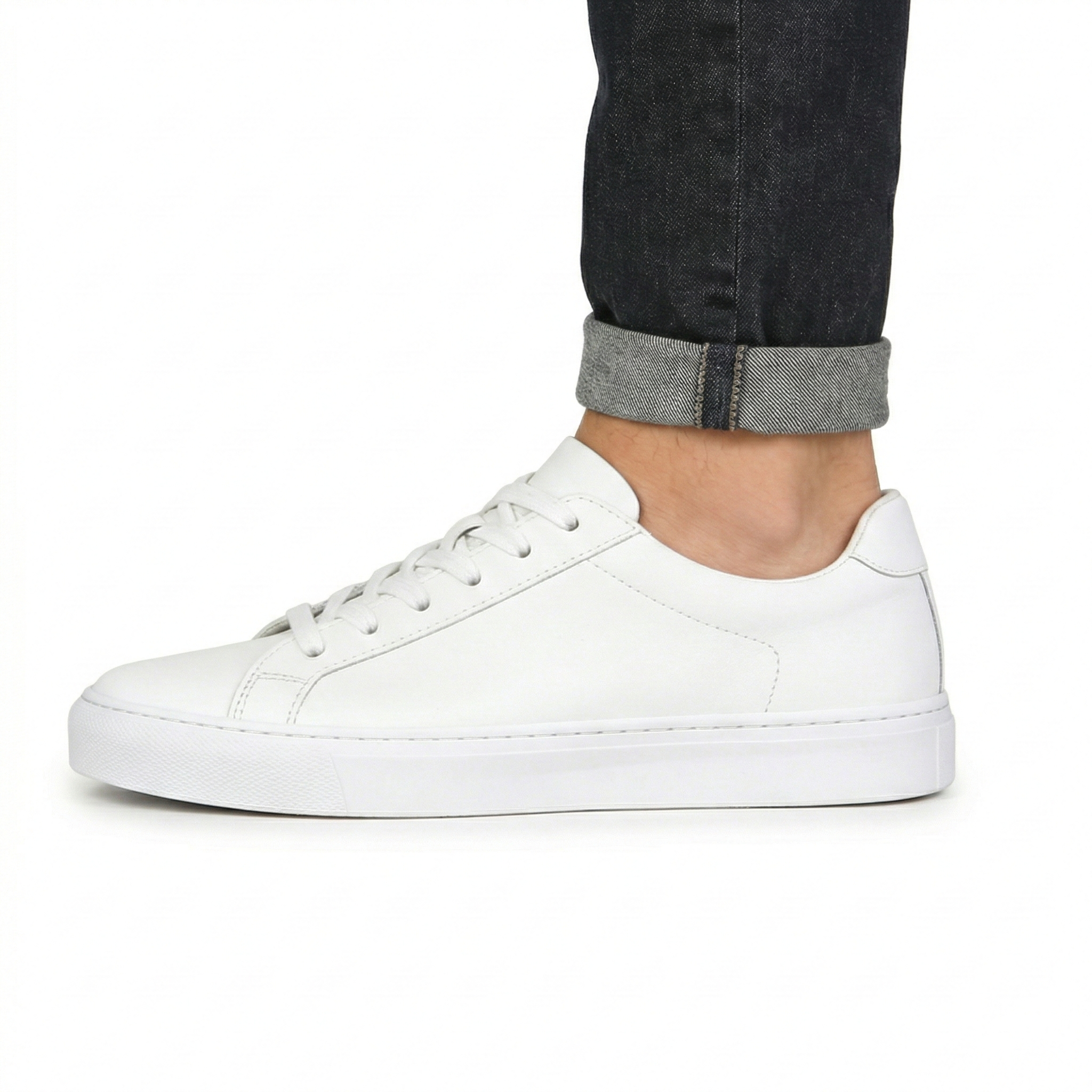 VeraStep Minimalist White Sneakers